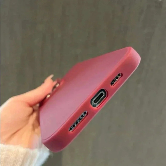 ⚠️Clearance iPhone 13/Pro/Pro Max Solid Burgundy Phone Case - Picture 3 of 3